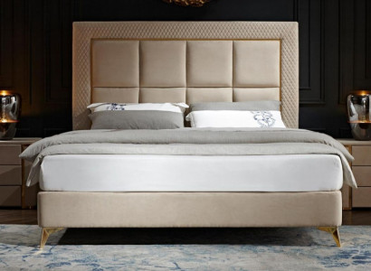 Design Luxus Doppel Hotel Betten Hotel Möbel Luxus Schlafzimmer Bett Polster Neu